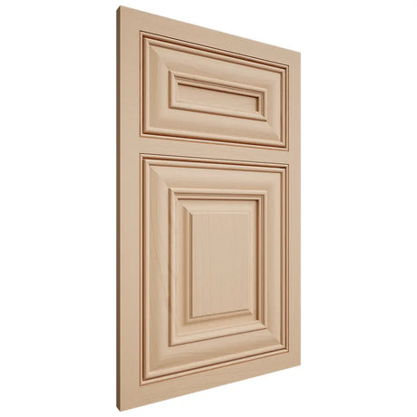 Shiloh Cabinetry Beaded Inset Kendall Maple Plain Cut Natural Door