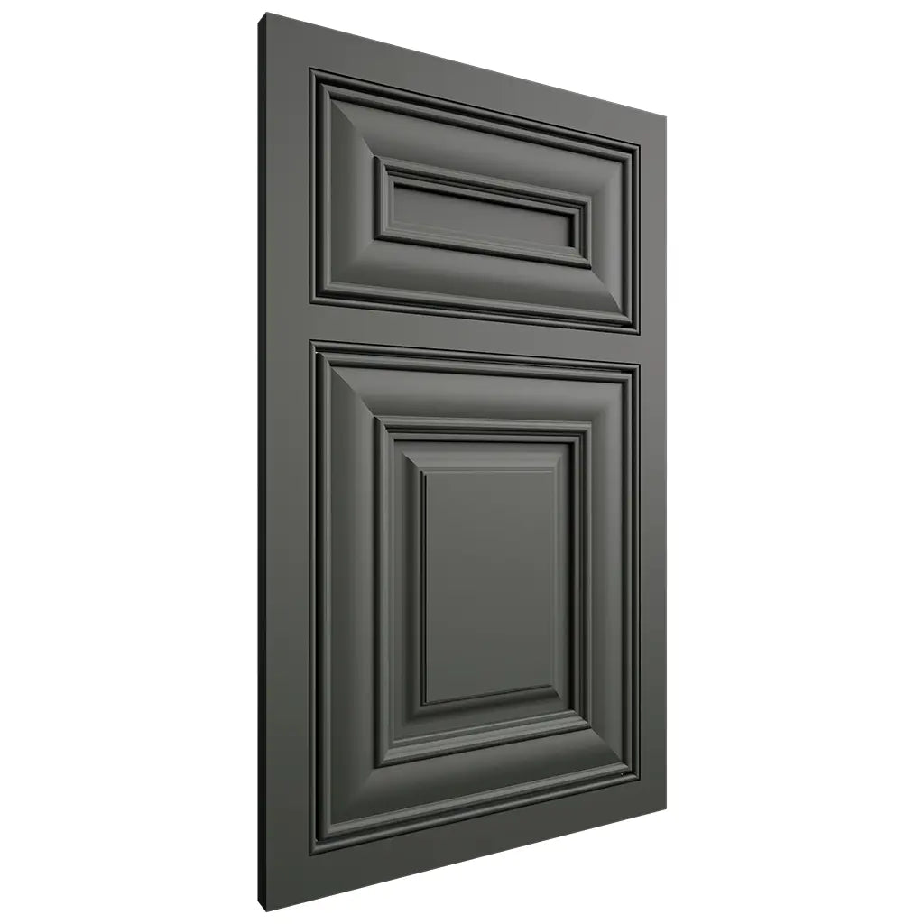 Shiloh Cabinetry Beaded Inset Kendall Paintable Pewter Green Door