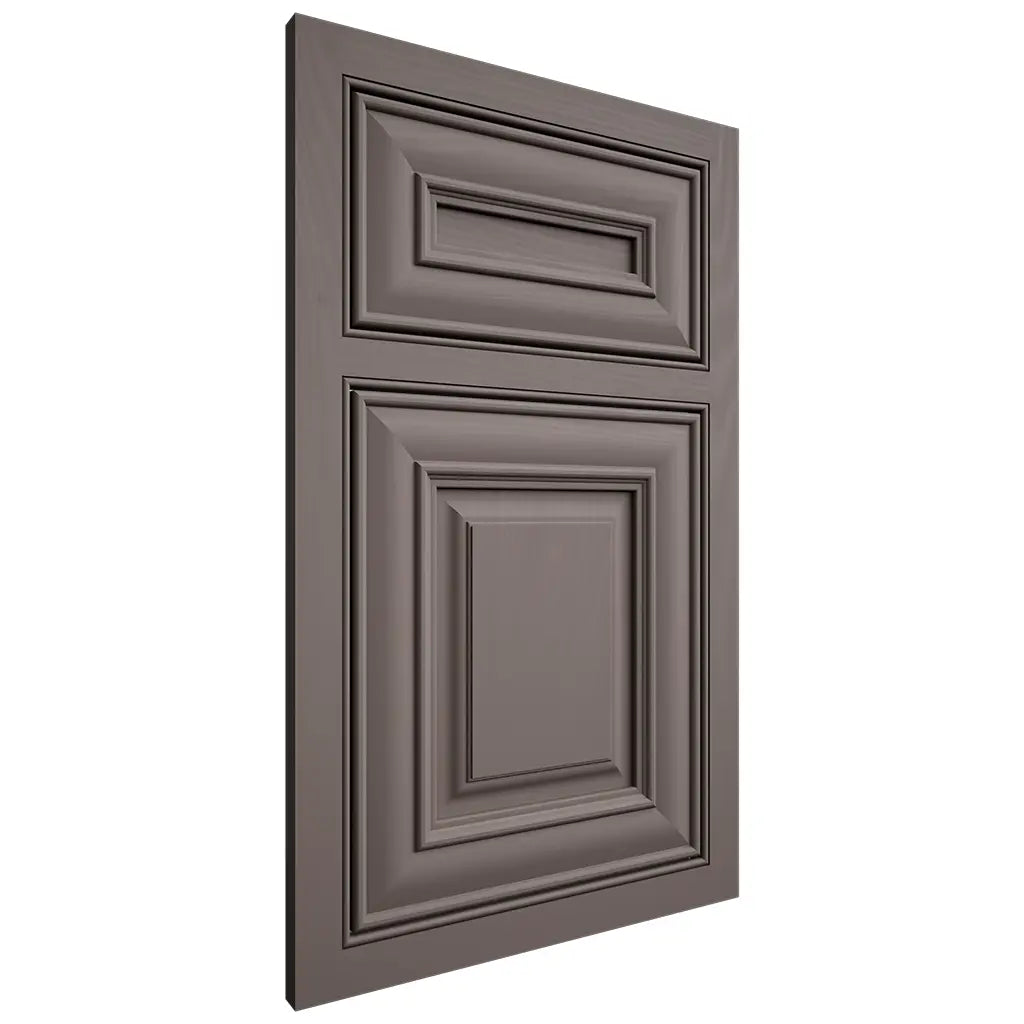 Shiloh Cabinetry Beaded Inset Kendall Poplar Plain Cut Heatherstone Door