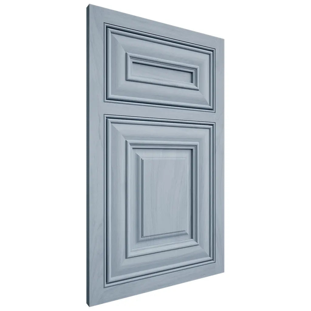 Shiloh Cabinetry Beaded Inset Kendall Poplar Plain Cut Sky Door