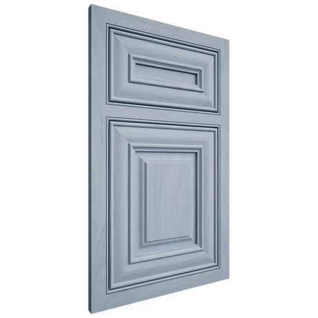 Shiloh Cabinetry Beaded Inset Kendall Poplar Plain Cut Sky Door