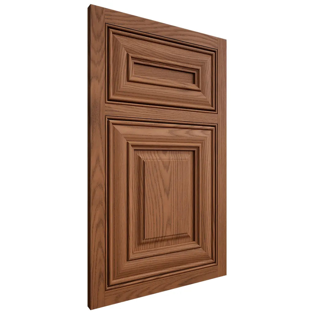 Shiloh Cabinetry Beaded Inset Kendall Red Oak Plain Cut Braun Door