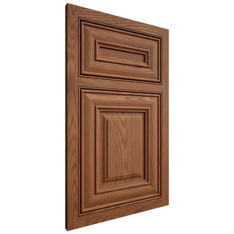 Shiloh Cabinetry Beaded Inset Kendall Red Oak Plain Cut Braun Door