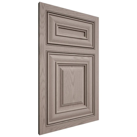 Shiloh Cabinetry Beaded Inset Kendall Red Oak Plain Cut Sterling Door