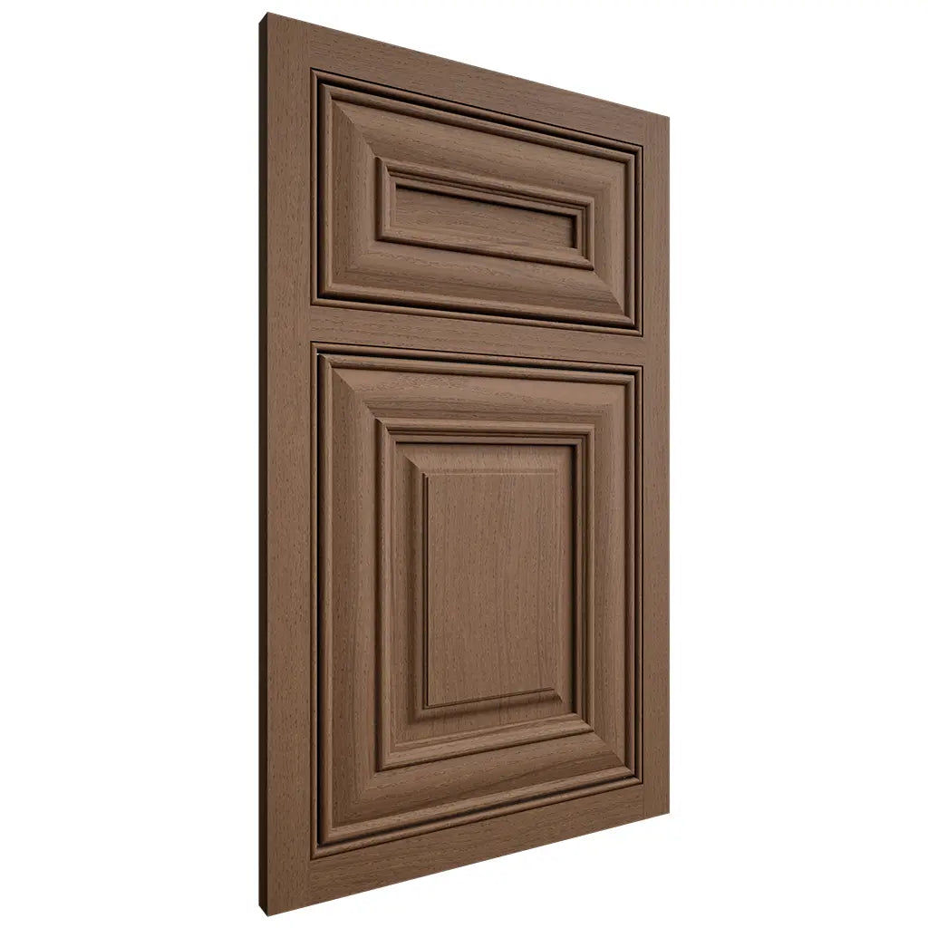 Shiloh Cabinetry Beaded Inset Kendall White Oak Plain Cut Autumn Door