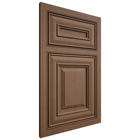Shiloh Cabinetry Beaded Inset Kendall White Oak Plain Cut Autumn Door