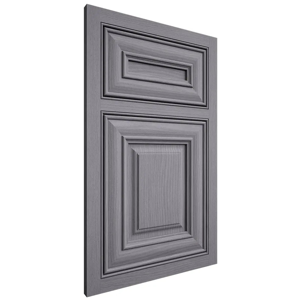 Shiloh Cabinetry Beaded Inset Kendall White Oak Plain Cut Cadet Door