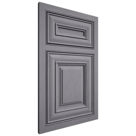 Shiloh Cabinetry Beaded Inset Kendall White Oak Plain Cut Cadet Door