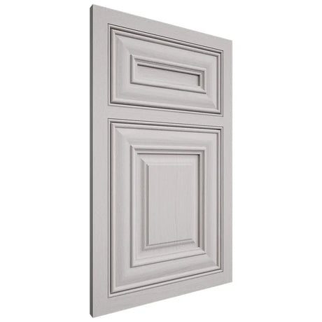 Shiloh Cabinetry Beaded Inset Kendall White Oak Plain Cut Cotton Door