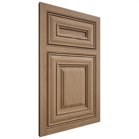 Shiloh Cabinetry Beaded Inset Kendall White Oak Plain Cut Natural Door