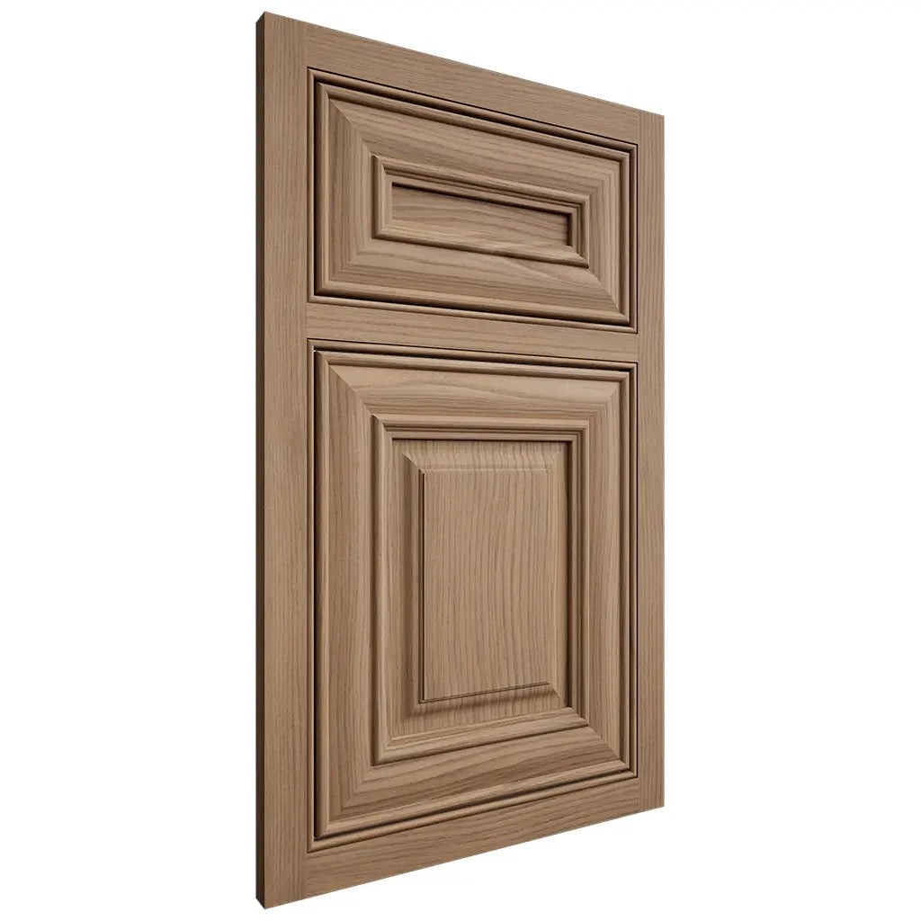 Shiloh Cabinetry Beaded Inset Kendall White Oak Plain Cut Natural Door