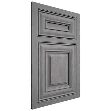 Shiloh Cabinetry Beaded Inset Kendall White Oak Plain Cut Sterling Door