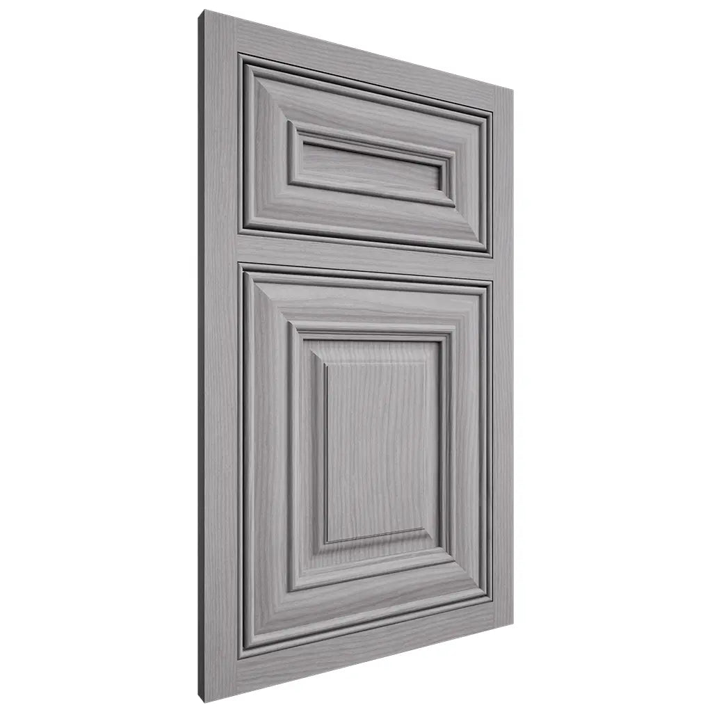 Shiloh Cabinetry Beaded Inset Kendall White Oak Plain Cut Stratus Door