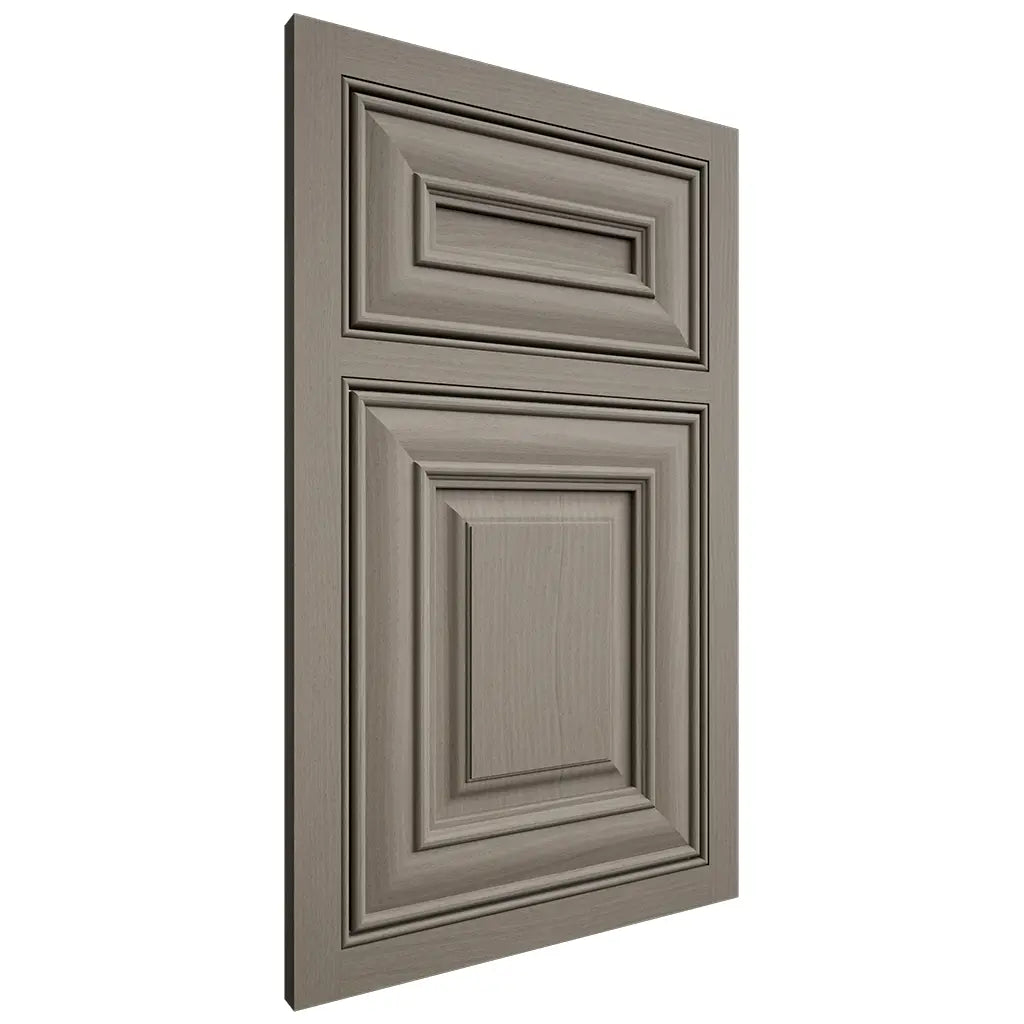 Shiloh Cabinetry Beaded Inset Kendall White Oak Plain Cut Thyme Door