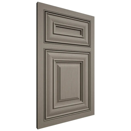 Shiloh Cabinetry Beaded Inset Kendall White Oak Plain Cut Thyme Door