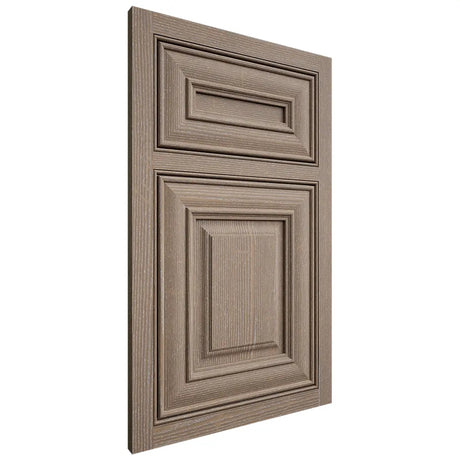 Shiloh Cabinetry Beaded Inset Kendall White Oak Quarter Sawn Almond Door