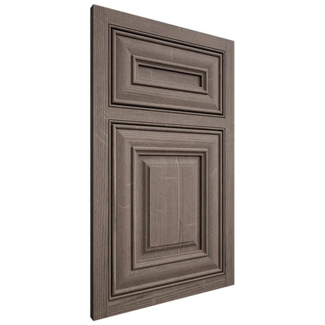 Shiloh Cabinetry Beaded Inset Kendall White Oak Quarter Sawn Clay Door