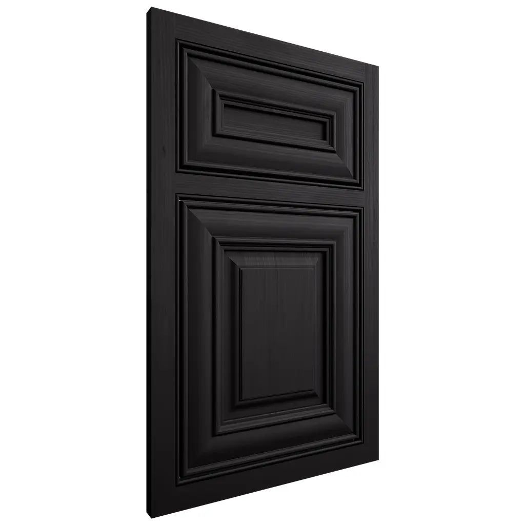 Shiloh Cabinetry Beaded Inset Kendall White Oak Quarter Sawn Espresso Door