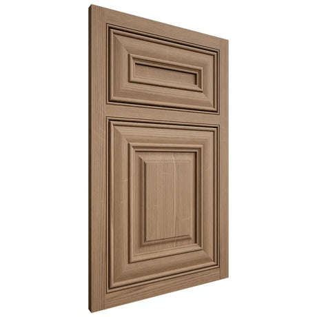 Shiloh Cabinetry Beaded Inset Kendall White Oak Quarter Sawn Natural Door