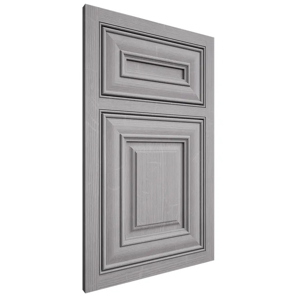 Shiloh Cabinetry Beaded Inset Kendall White Oak Quarter Sawn Stratus Door