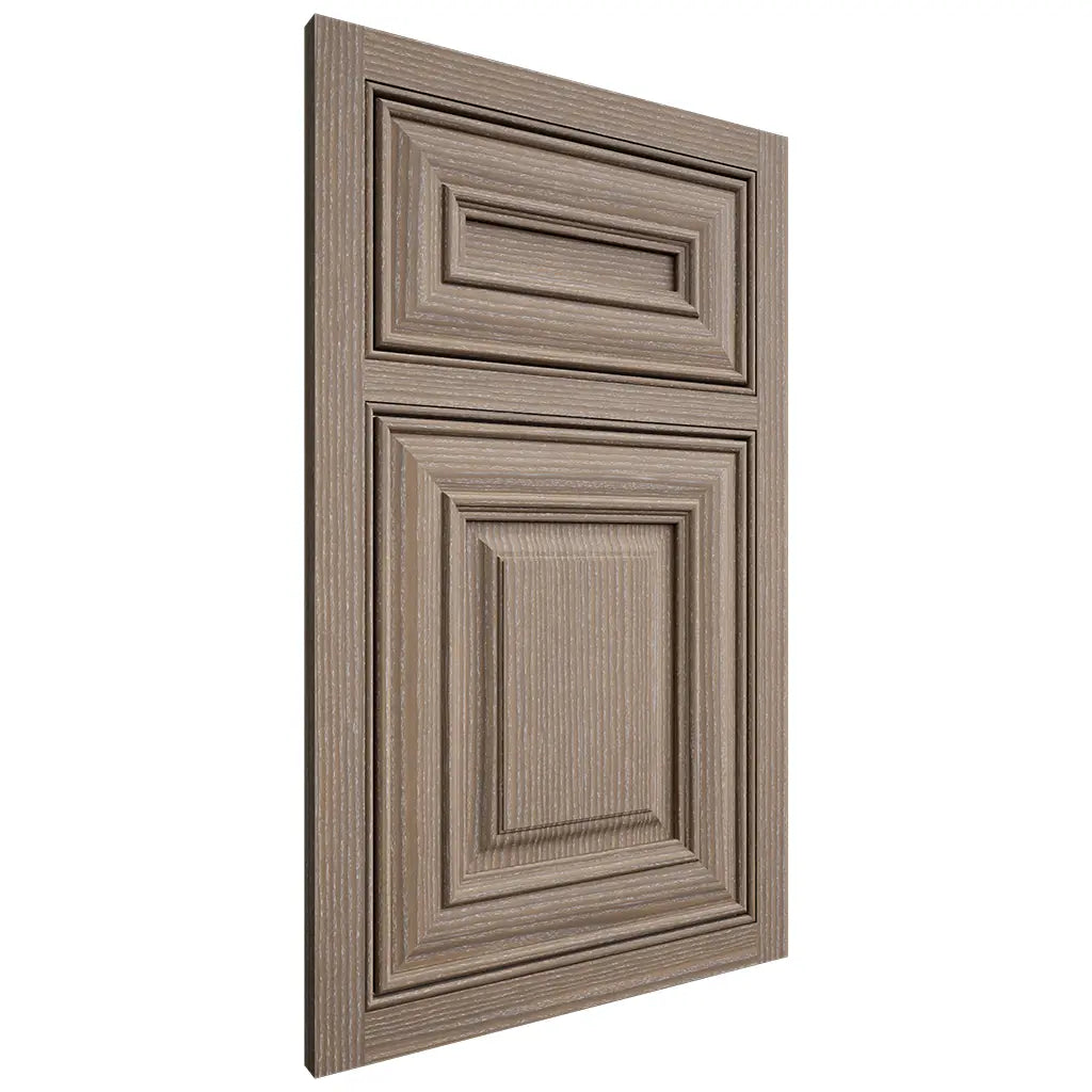 Shiloh Cabinetry Beaded Inset Kendall White Oak Rift Cut Almond Door
