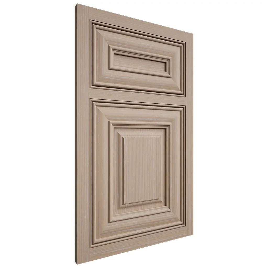 Shiloh Cabinetry Beaded Inset Kendall White Oak Rift Cut Straw Door