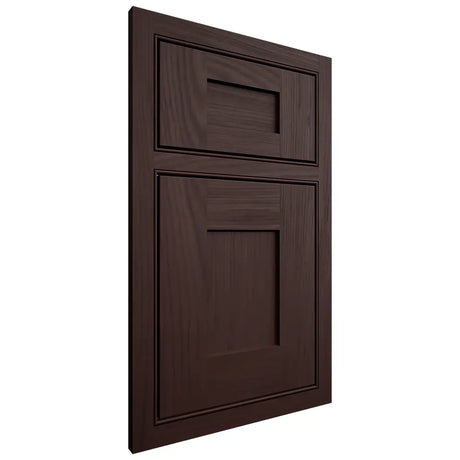 Shiloh Cabinetry Beaded Inset Lancaster Alder Plain Cut Bistre Door