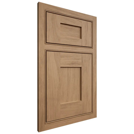 Shiloh Cabinetry Beaded Inset Lancaster Alder Plain Cut Dusty Road Door