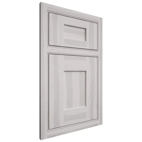 Shiloh Cabinetry Beaded Inset Lancaster Hickory Plain Cut Cotton Door
