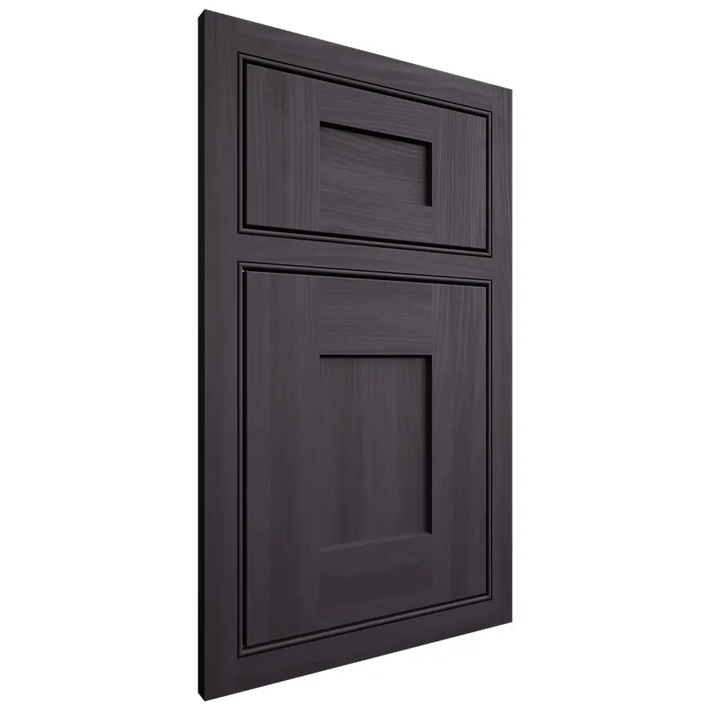 Shiloh Cabinetry Beaded Inset Lancaster Hickory Plain Cut Harbor Door