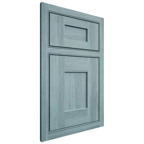 Shiloh Cabinetry Beaded Inset Lancaster Hickory Plain Cut Sky Door