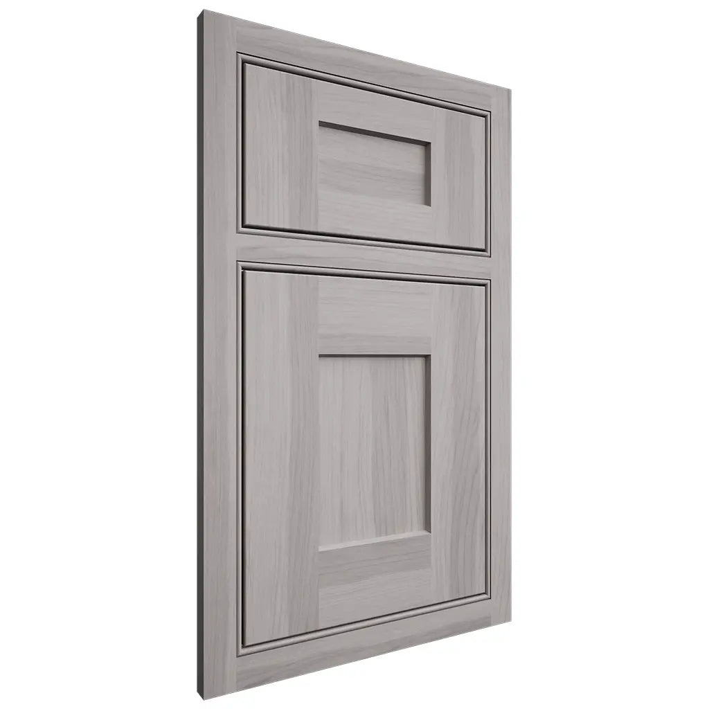 Shiloh Cabinetry Beaded Inset Lancaster Hickory Plain Cut Stratus Door