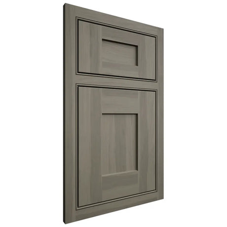 Shiloh Cabinetry Beaded Inset Lancaster Hickory Plain Cut Thyme Door