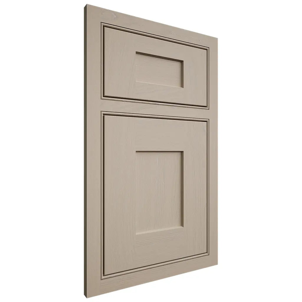 Shiloh Cabinetry Beaded Inset Lancaster Maple Plain Cut Pebble Door