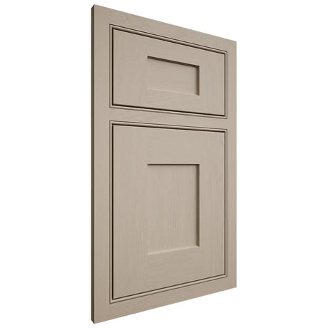 Shiloh Cabinetry Beaded Inset Lancaster Maple Plain Cut Pebble Door