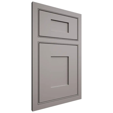 Shiloh Cabinetry Beaded Inset Lancaster Paintable Dovetail Gray Door