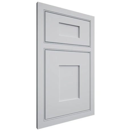 Shiloh Cabinetry Beaded Inset Lancaster Paintable Niebla Azul Door