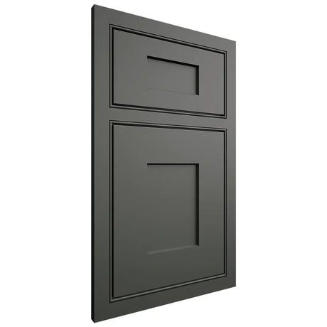 Shiloh Cabinetry Beaded Inset Lancaster Paintable Pewter Green Door