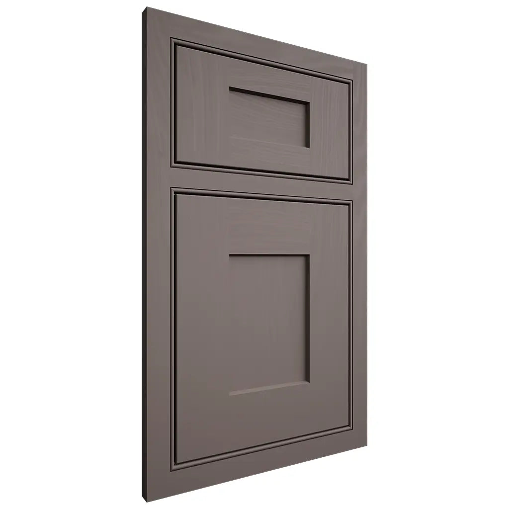 Shiloh Cabinetry Beaded Inset Lancaster Poplar Plain Cut Heatherstone Door