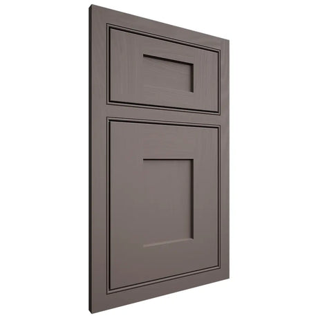 Shiloh Cabinetry Beaded Inset Lancaster Poplar Plain Cut Heatherstone Door