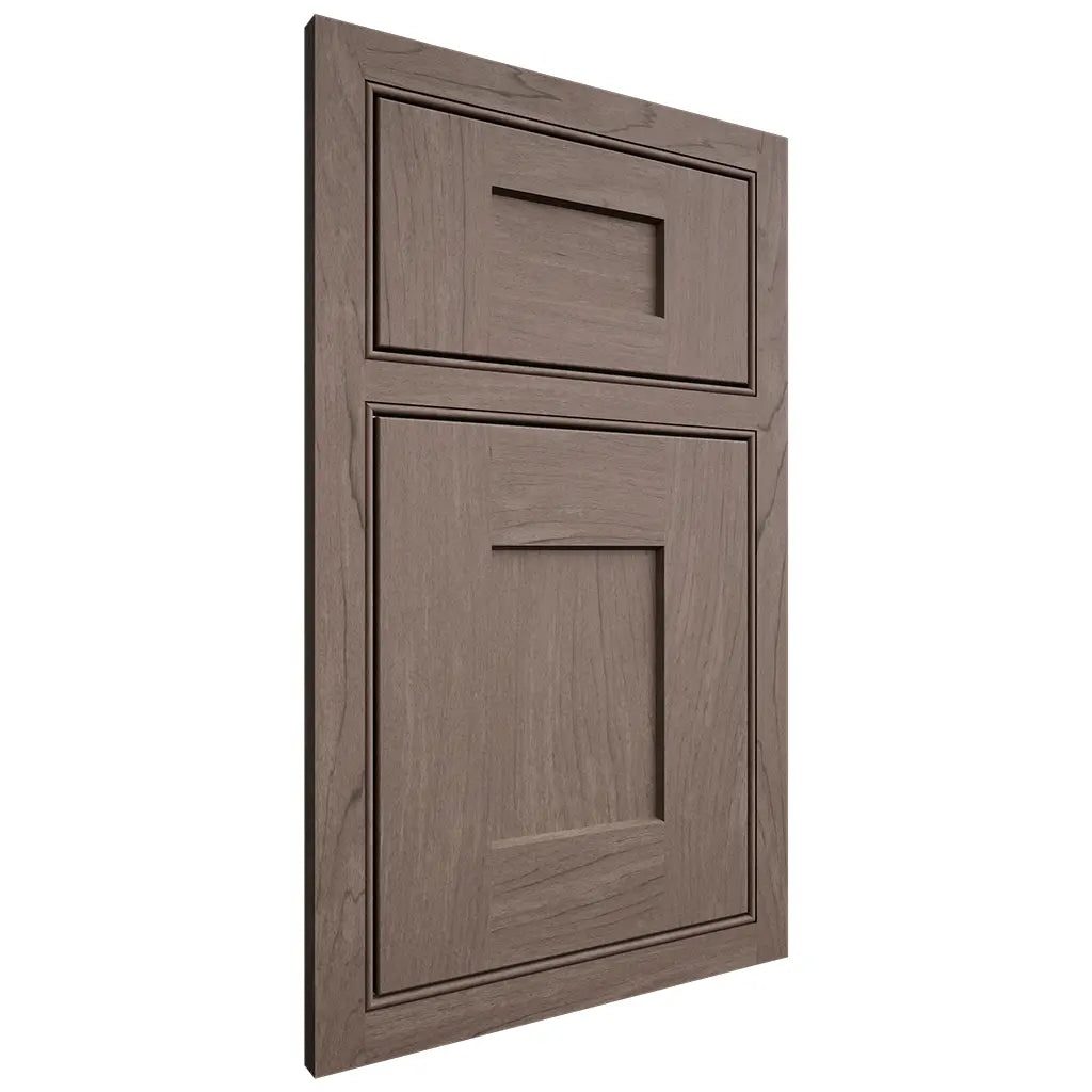 Shiloh Cabinetry Beaded Inset Lancaster Poplar Plain Cut River Rock Door