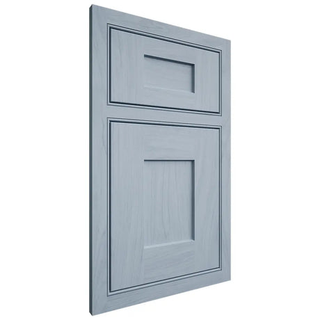 Shiloh Cabinetry Beaded Inset Lancaster Poplar Plain Cut Sky Door