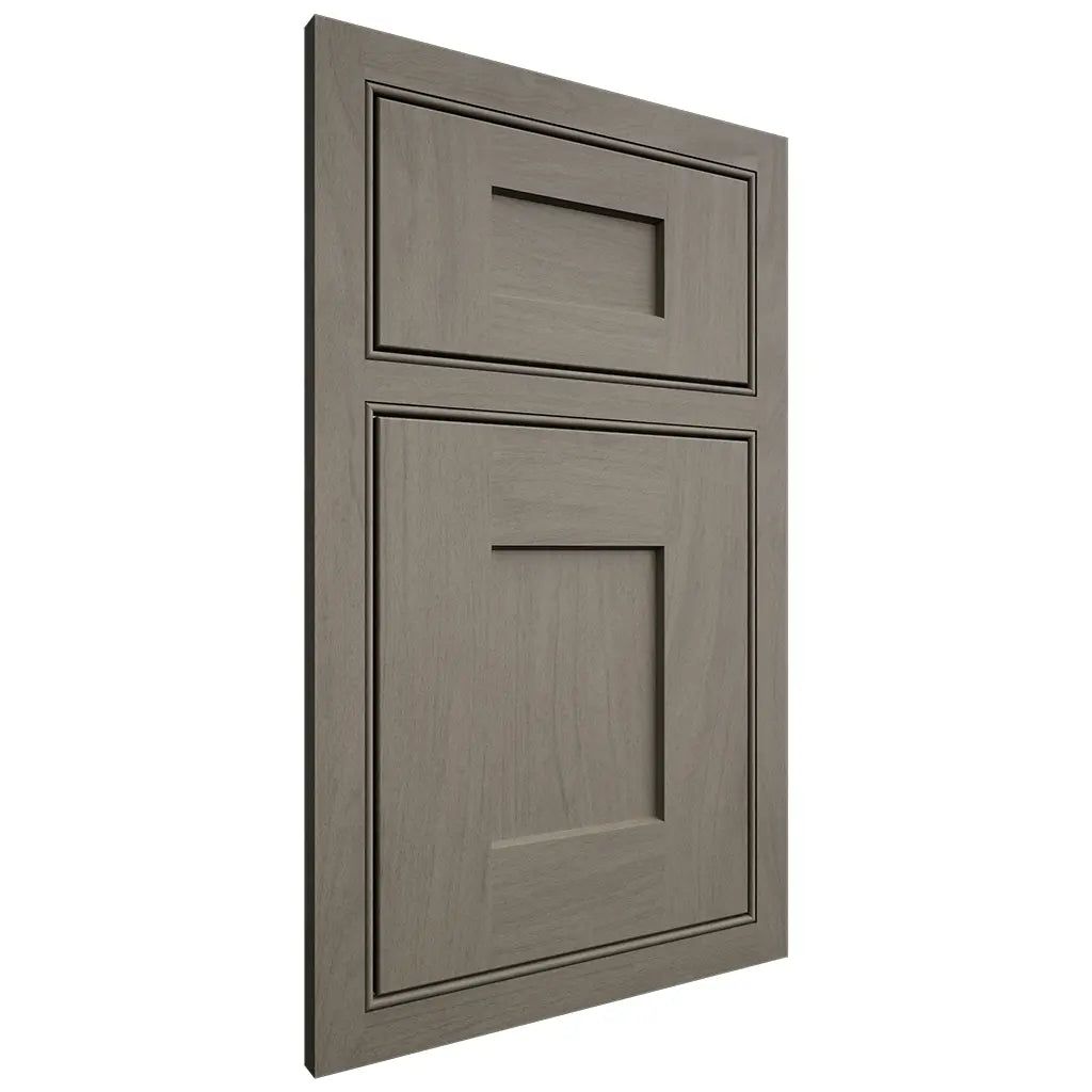 Shiloh Cabinetry Beaded Inset Lancaster Poplar Plain Cut Thyme Door