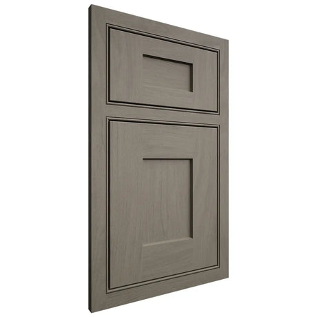 Shiloh Cabinetry Beaded Inset Lancaster Poplar Plain Cut Thyme Door