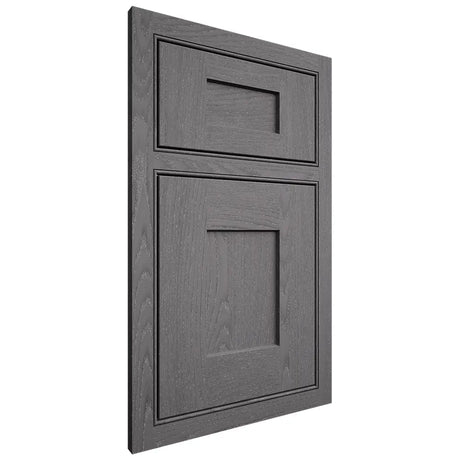 Shiloh Cabinetry Beaded Inset Lancaster Red Oak Plain Cut Cadet Door