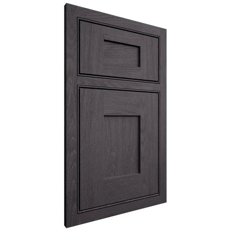 Shiloh Cabinetry Beaded Inset Lancaster Red Oak Plain Cut Harbor Door