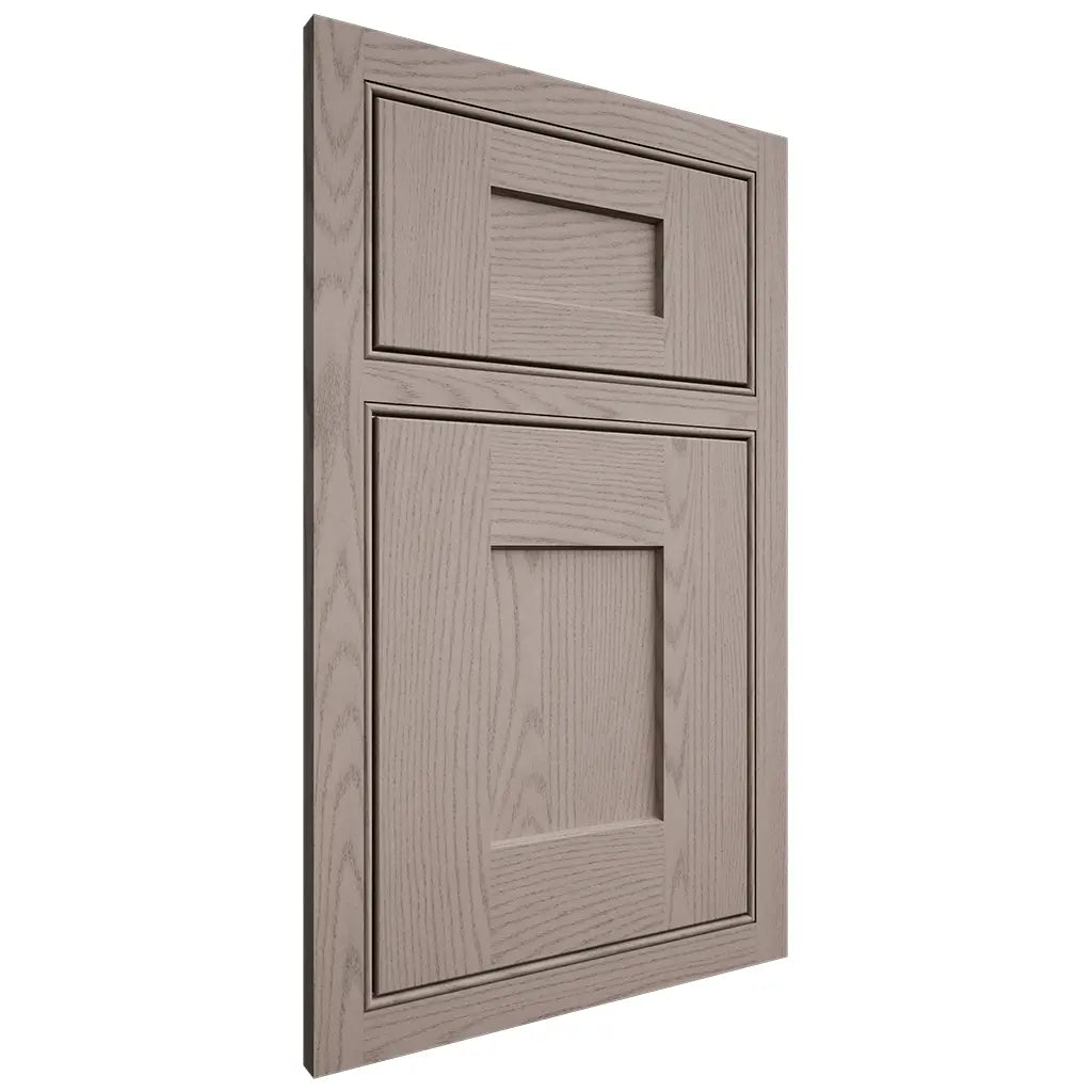 Shiloh Cabinetry Beaded Inset Lancaster Red Oak Plain Cut Sterling Door