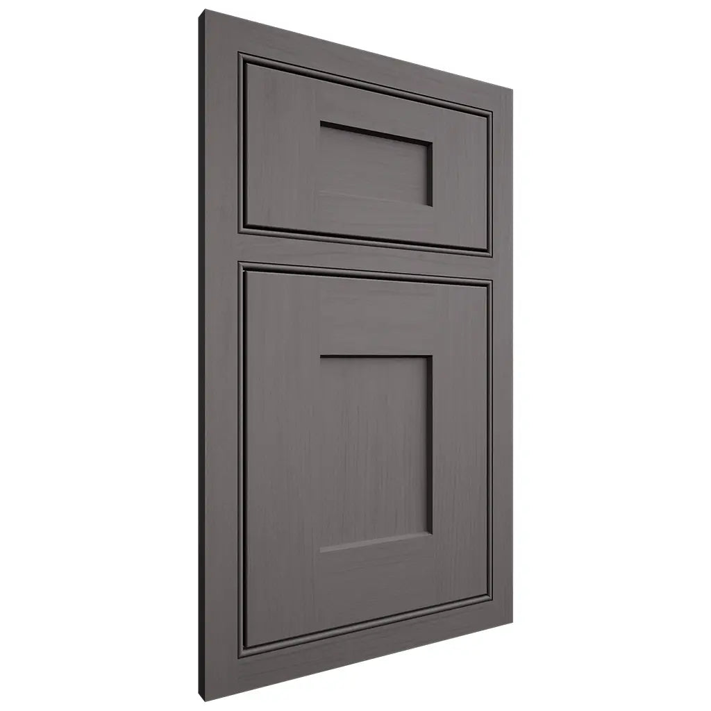 Shiloh Cabinetry Beaded Inset Lancaster Walnut Plain Cut Cadet Door