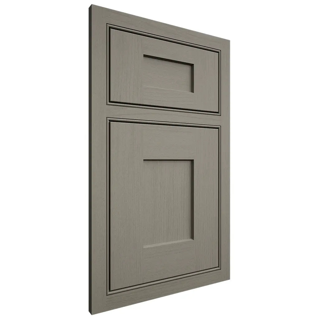 Shiloh Cabinetry Beaded Inset Lancaster Walnut Plain Cut Thyme Door