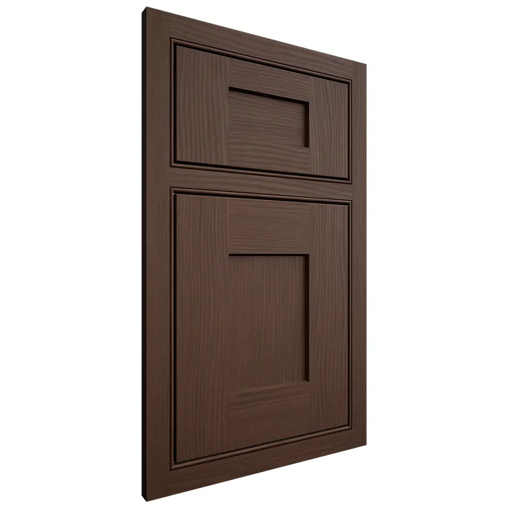 Shiloh Cabinetry Beaded Inset Lancaster White Oak Plain Cut Braun Door